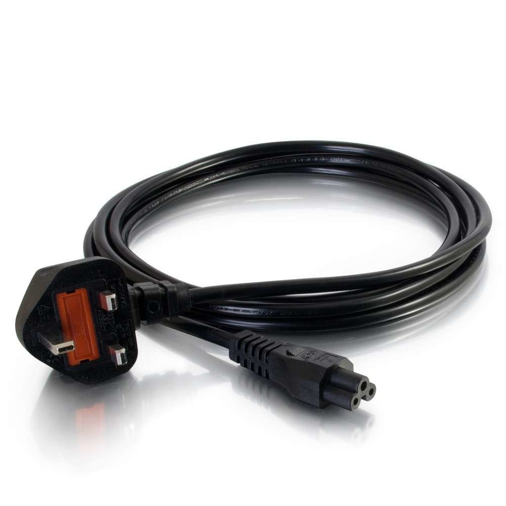 EAN 757120806035 - C2G 80603 cable de transmisión Negro 3 m C5 acoplador BS 1363 imagen 1