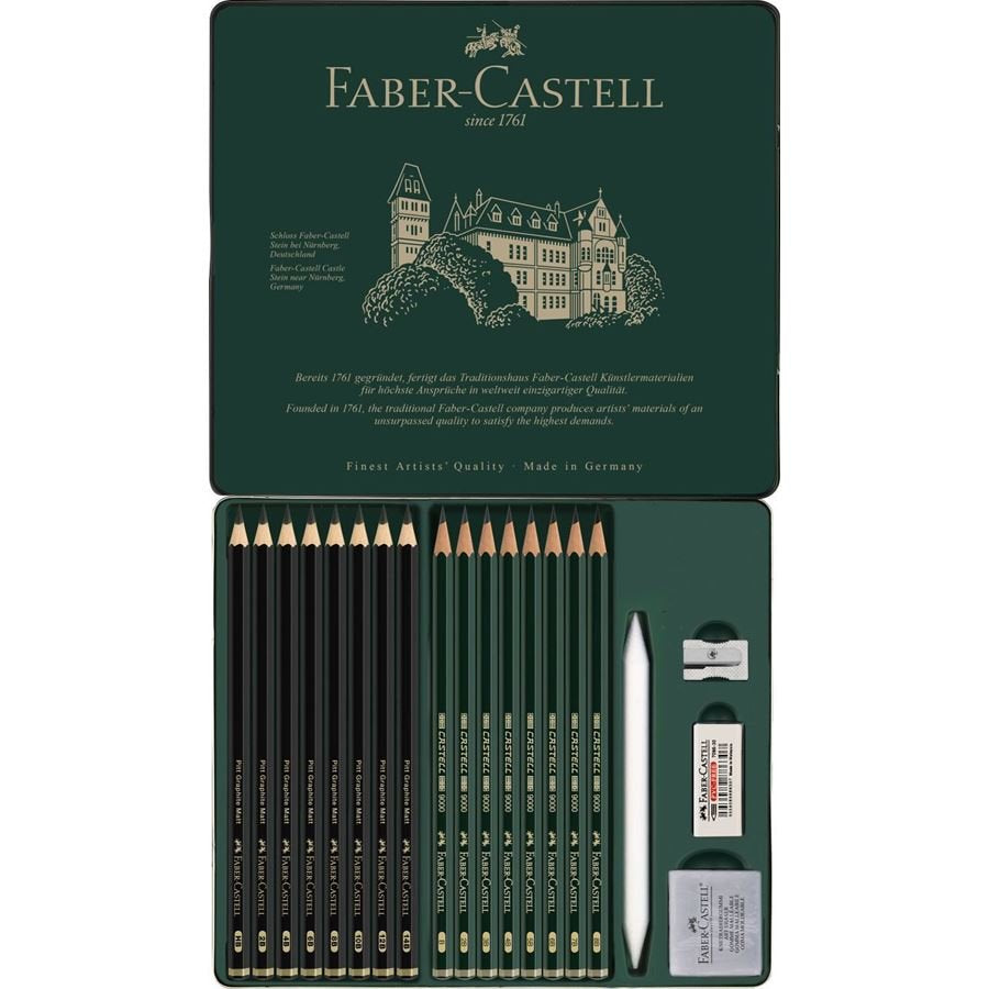 Faber-Camell Set Pitt Graphite Matt & Camell 9000