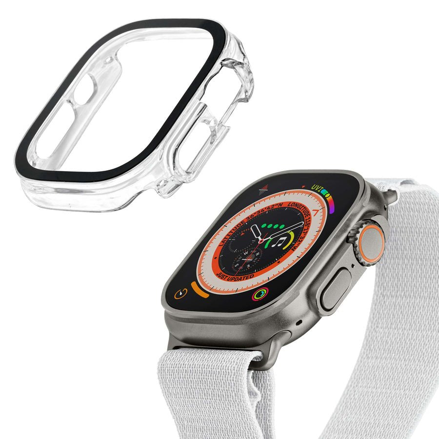 Laut Shield Clear Glass Pc Protector For Apple Watch 45mm