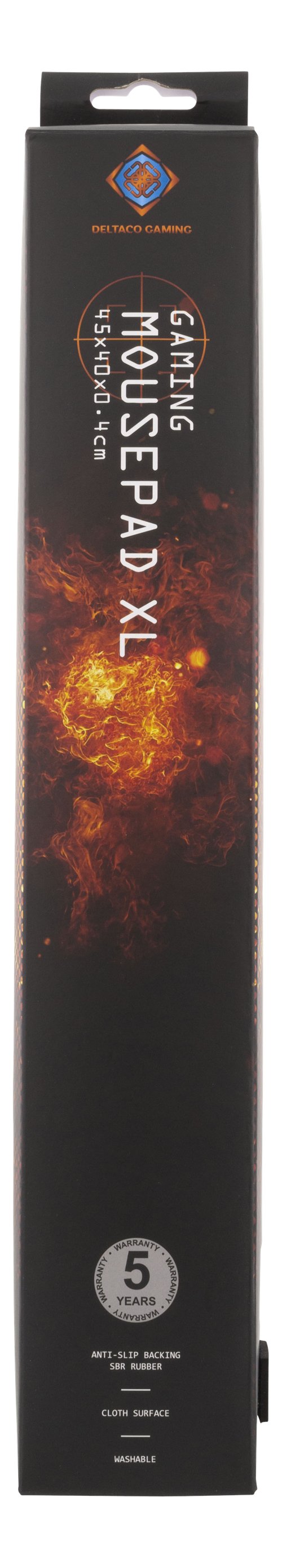 Alfombrilla Deltaco Gam-063 De Ratón Para Juegos Negro
