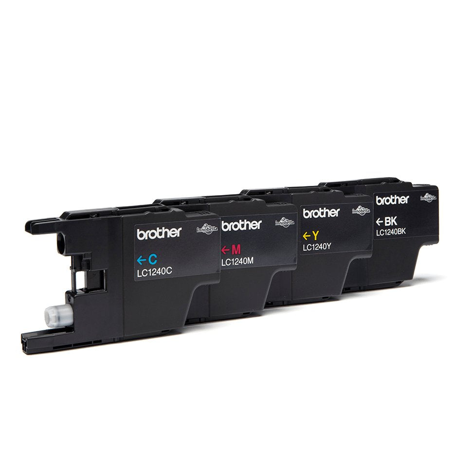 Tinta Original Brother Lc1240 Negro, Amarillo, Cian, Magenta