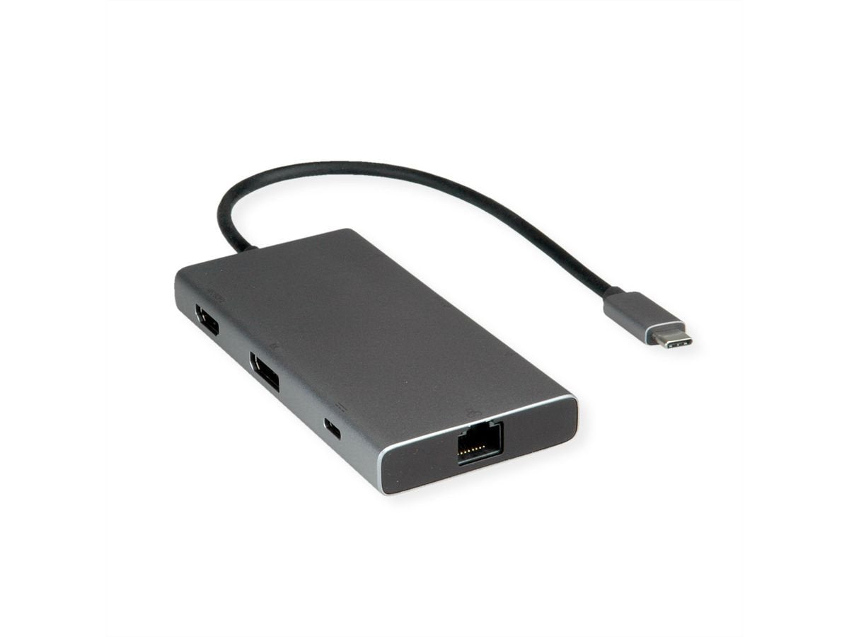 Usb Tipo C Estación De Acoplamiento Hdmi+Dp 4k60 3x Us3.2gen1 1x C + 2x A 1x Pd 1x Rj45