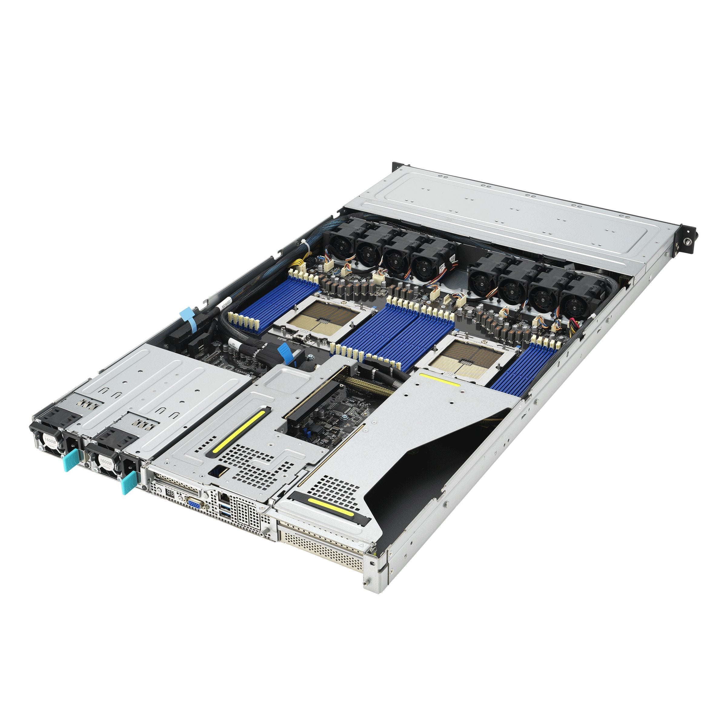 Asus Rs700a-E12-Rs12u Socket Sp5 Bastidor (1u) Negro, Acero