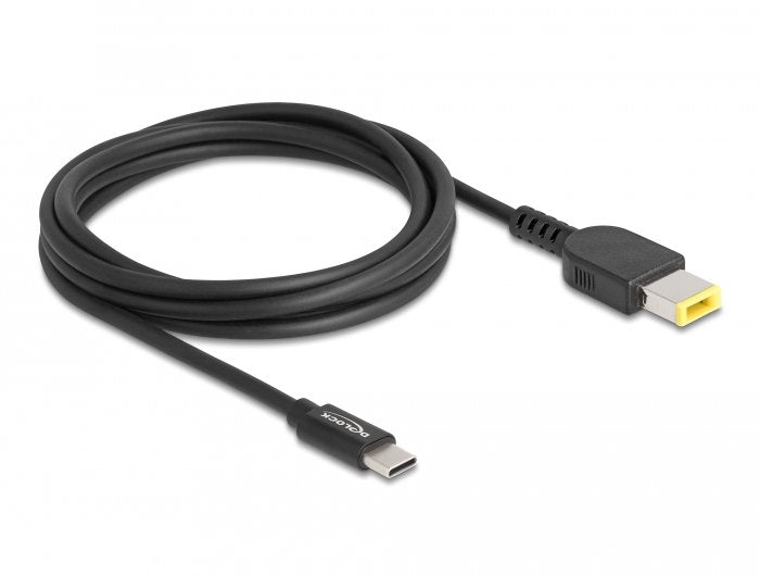 Delock Notebook Ladecable Usb Type-C Stecker Zu Lenovo 11,0 X 4,5 Mm Stecker