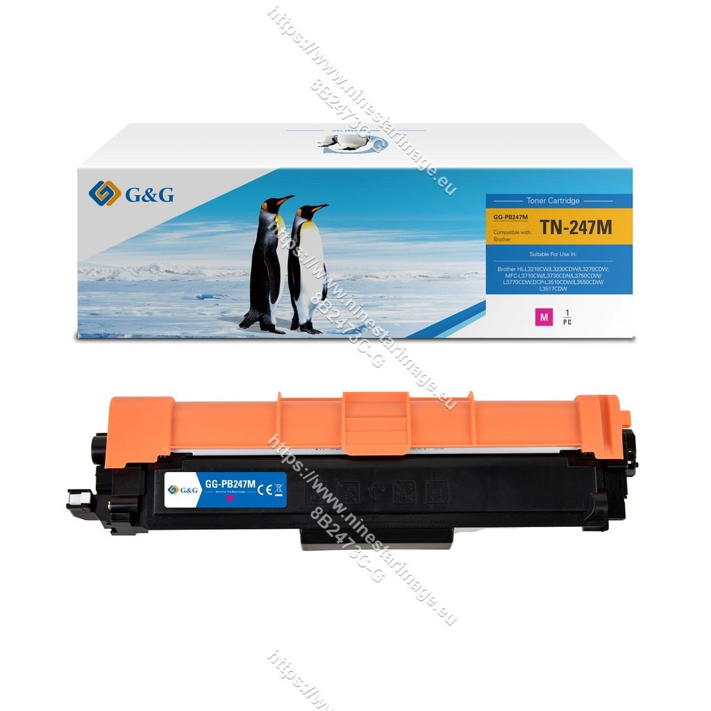 G&G Toner Compatible Con Brother Tn-247m Magenta