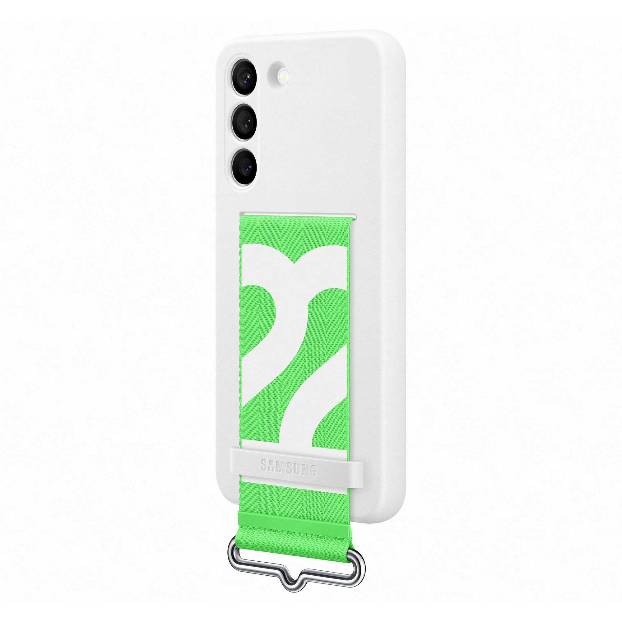 Funda Silico Samsung Galaxy S22 W/Strap Blanco