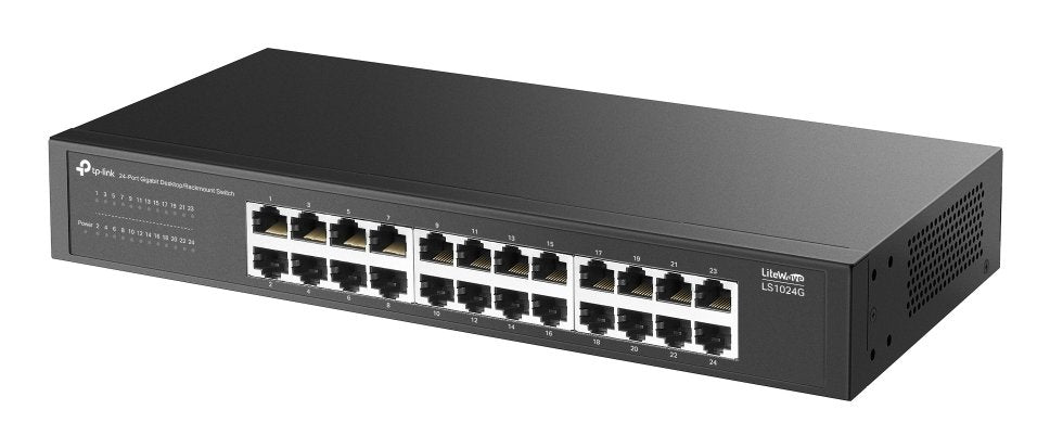 Switch No Gestionable Tp-Link Ls1024g 24p 24xlangb Montaje En Rack