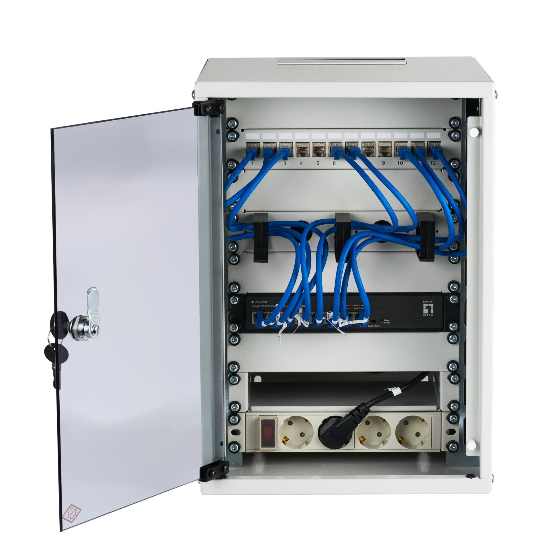 EAN 4049759322342 - EFB Elektronik WGB-1009GR.30-SET1 armario rack 9U Bastidor de pared Gris imagen 3