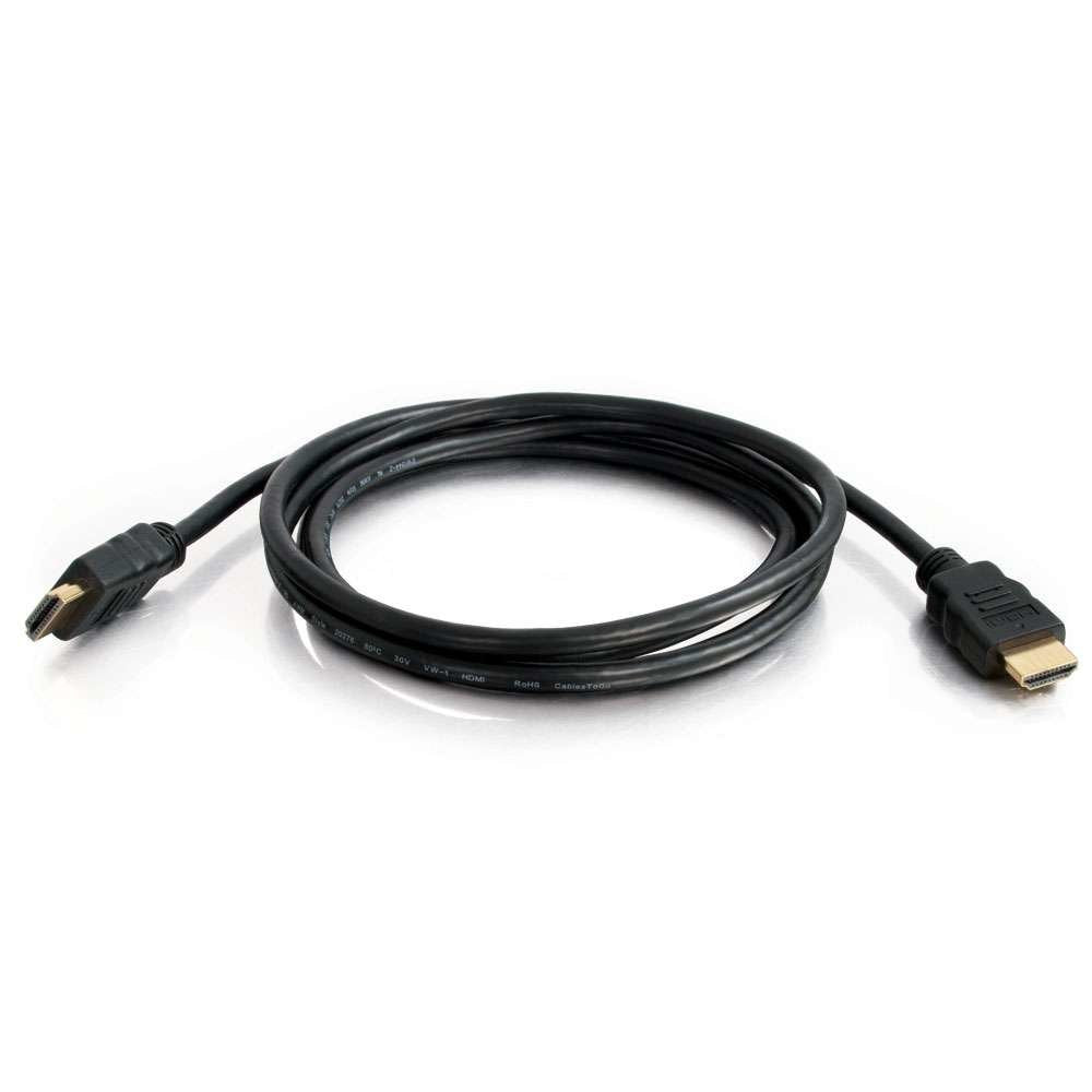 C2g 8ft 4k Hdmi Cable With Ethernet High Speed Hdmi Cable M/M Cable Hdmi Con Ethernet Hdmi Macho A Hdmi Macho 2.44 M Blindado Negro