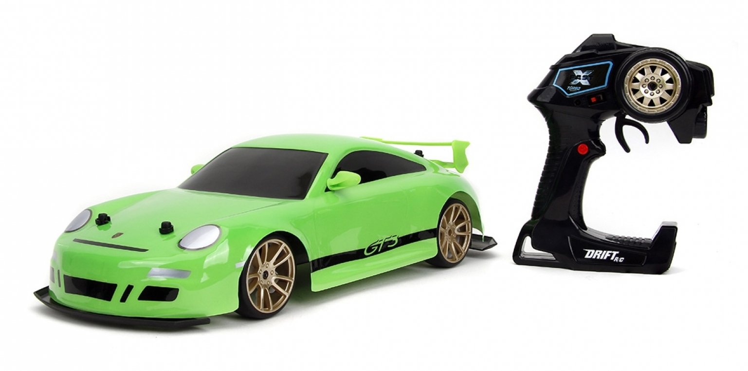 Jada Toys Porsche 911 Modelo Controlado Por Radio Coche De Carreras Motor Eléctrico 1:10