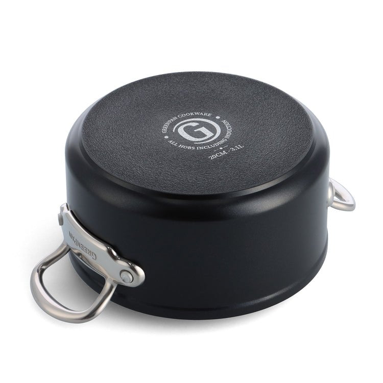 Greenpan Barcelona Pro Kasserolle 24cm Schwarz