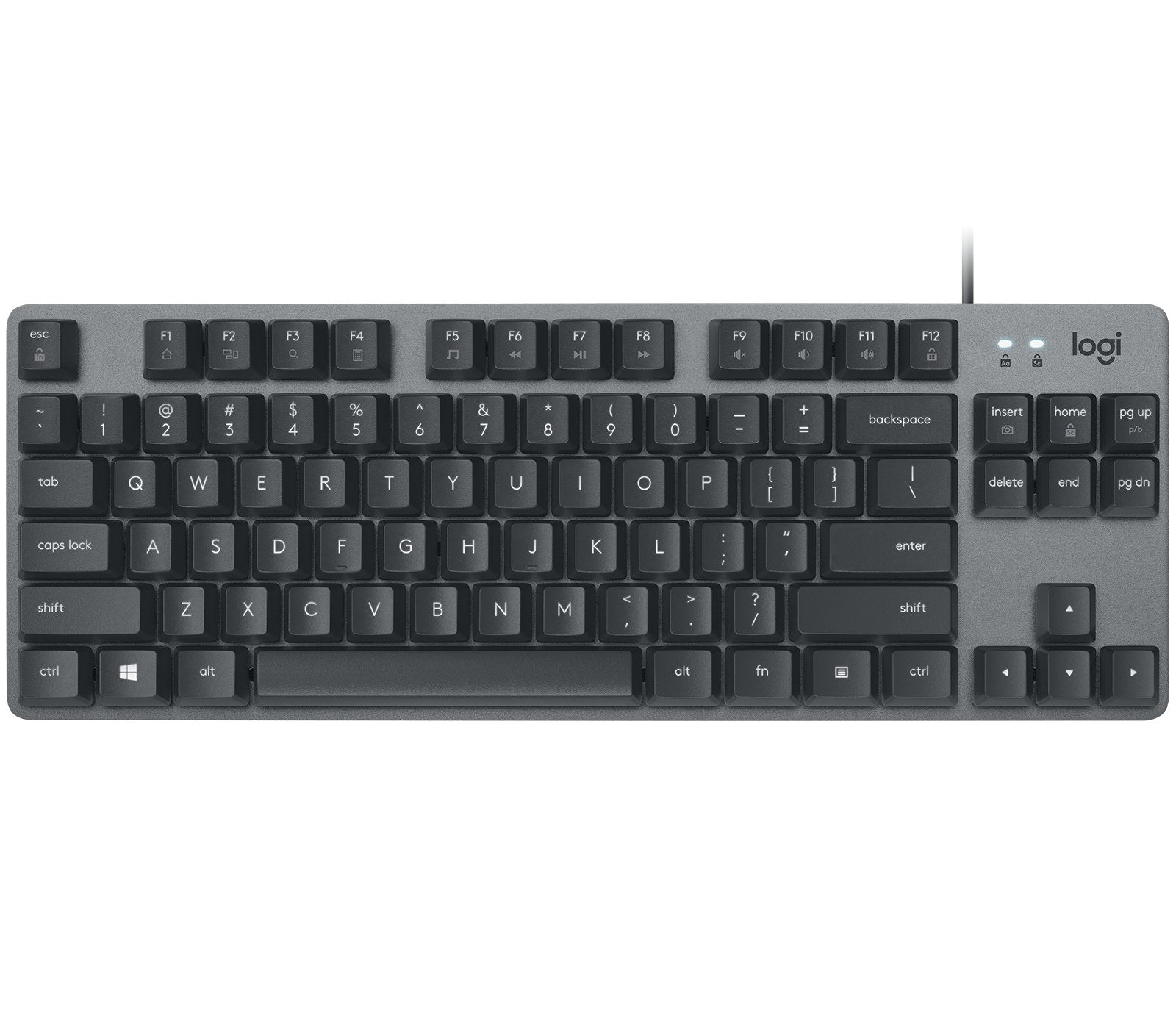 Logitech Keyboard (Aleman) K835 Tkl Graphite/Slate Grey 920-010008