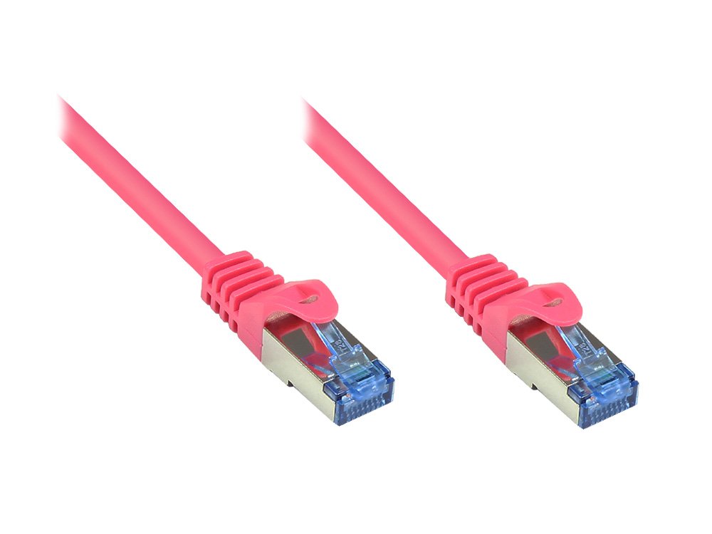 Good Connections Cat.6a Cable De Red S Ftp Hf Magenta 7,5m