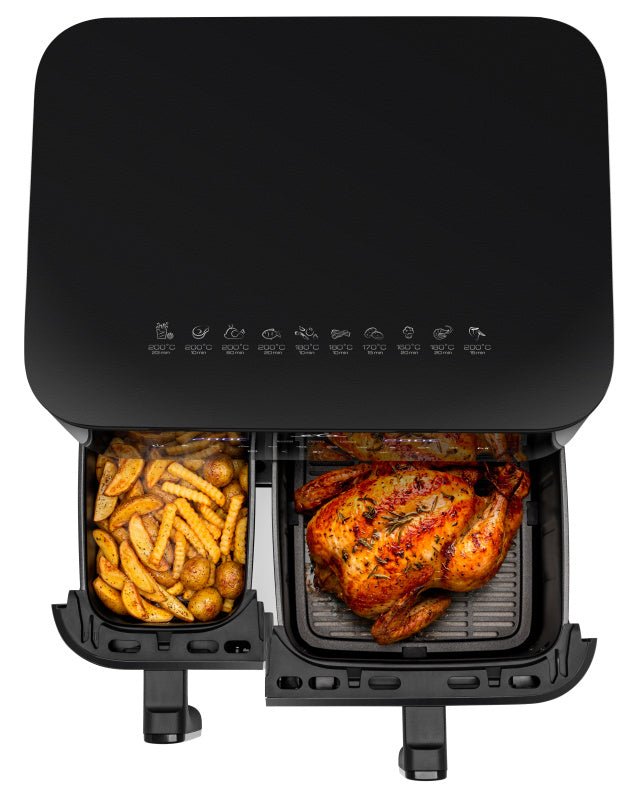 Eta Fritta Dual Eta316790000 Hot Air Fryer, 2600 W, 11 L, Black