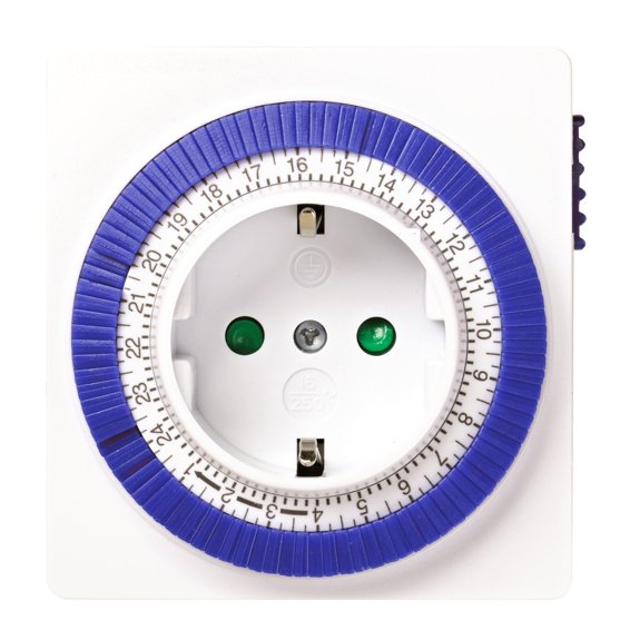 Programador De Electricidad Silver Sanz 49402 Analgico -  24 Horas -  3600w -  250v -  16a -  50hz -  Compacto