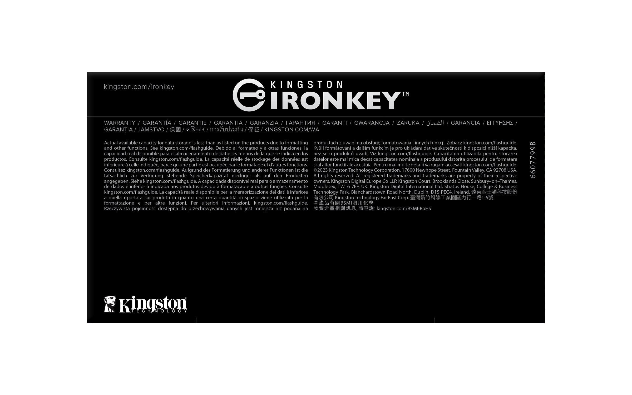 Memoria Usb Kingston Ironkey D500s De 512 Gb Ikd500s/512gb