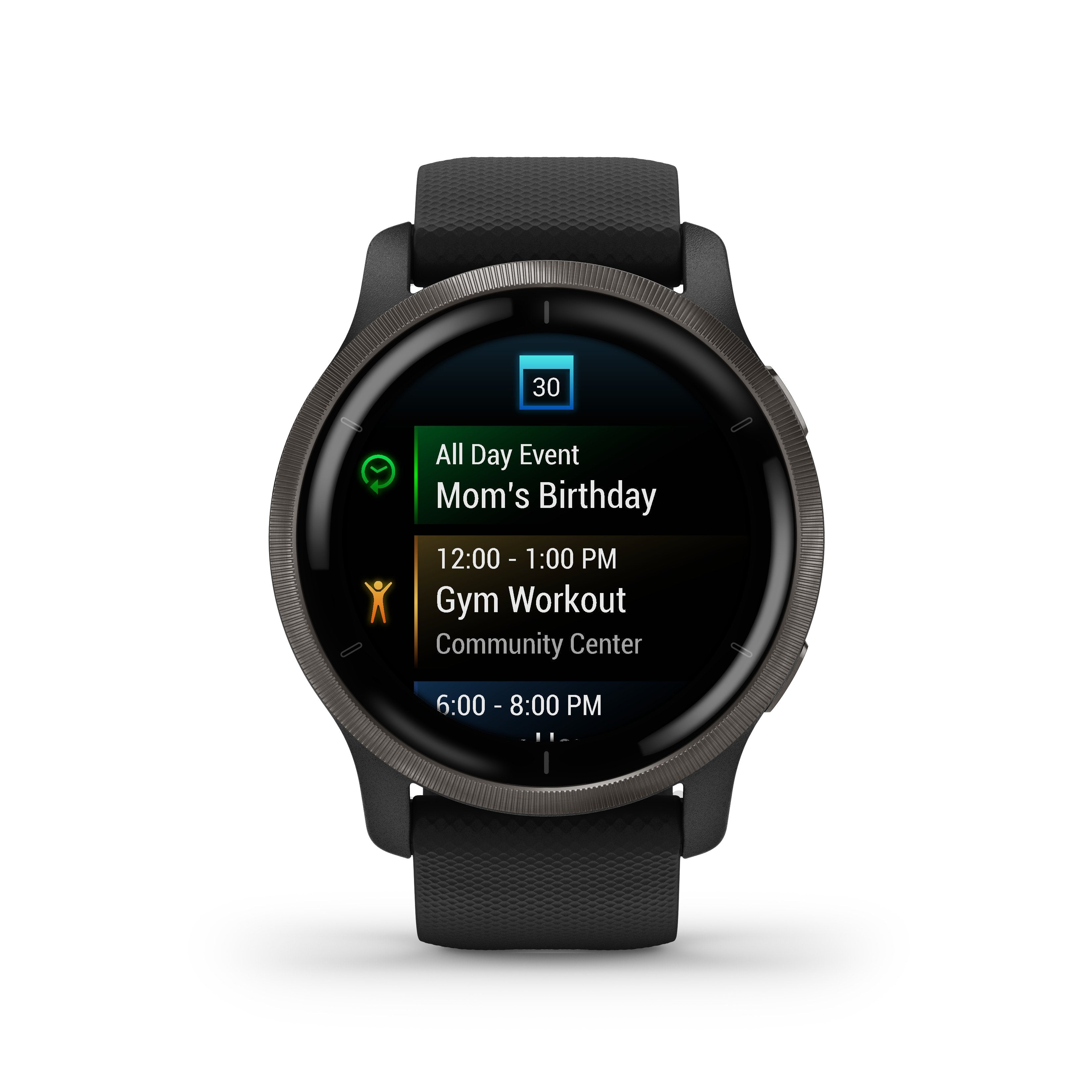 Garmin Venu 2 Negro/Pizarra Smartwatch Multideporte Wifi Gps Integrado Frecuencia Actividad Sueño 45 Mm
