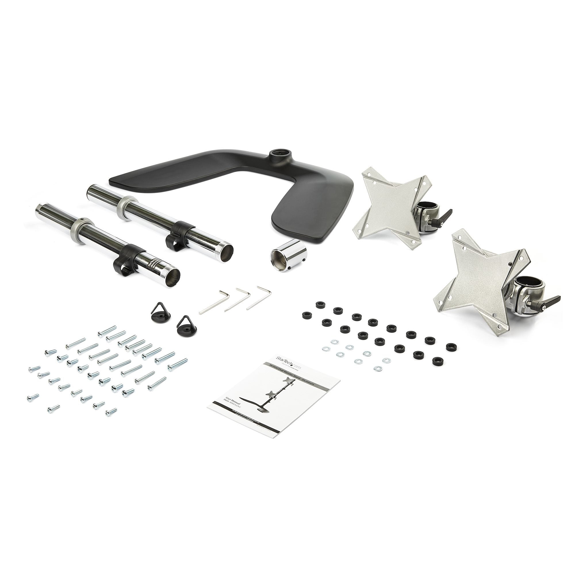Startech.Com Soporte Vertical Para Dos Monitores - De Aluminio