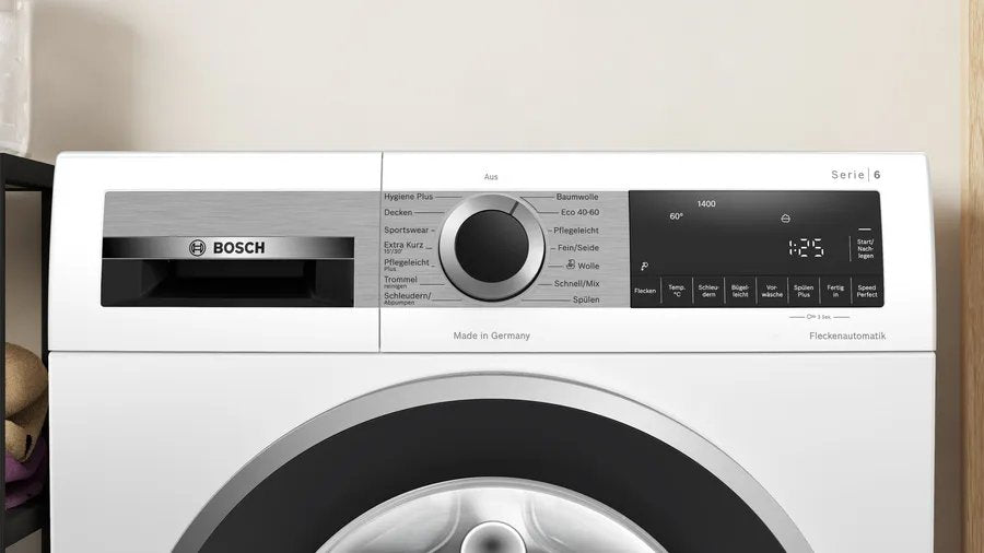 Bosch Home Wgg244120 Serie 6, Lavadora Blanca/Negra, 60 Cm Wgg244120