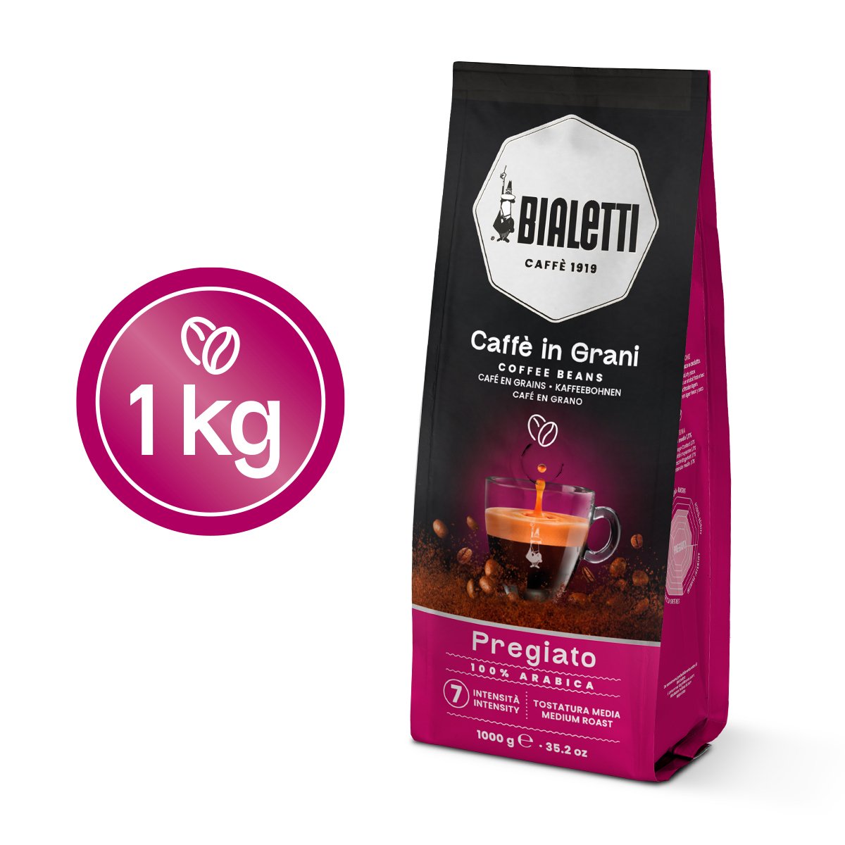 Bialetti Esperto Grani Pregiato Kaffeebohnen 1 Kg