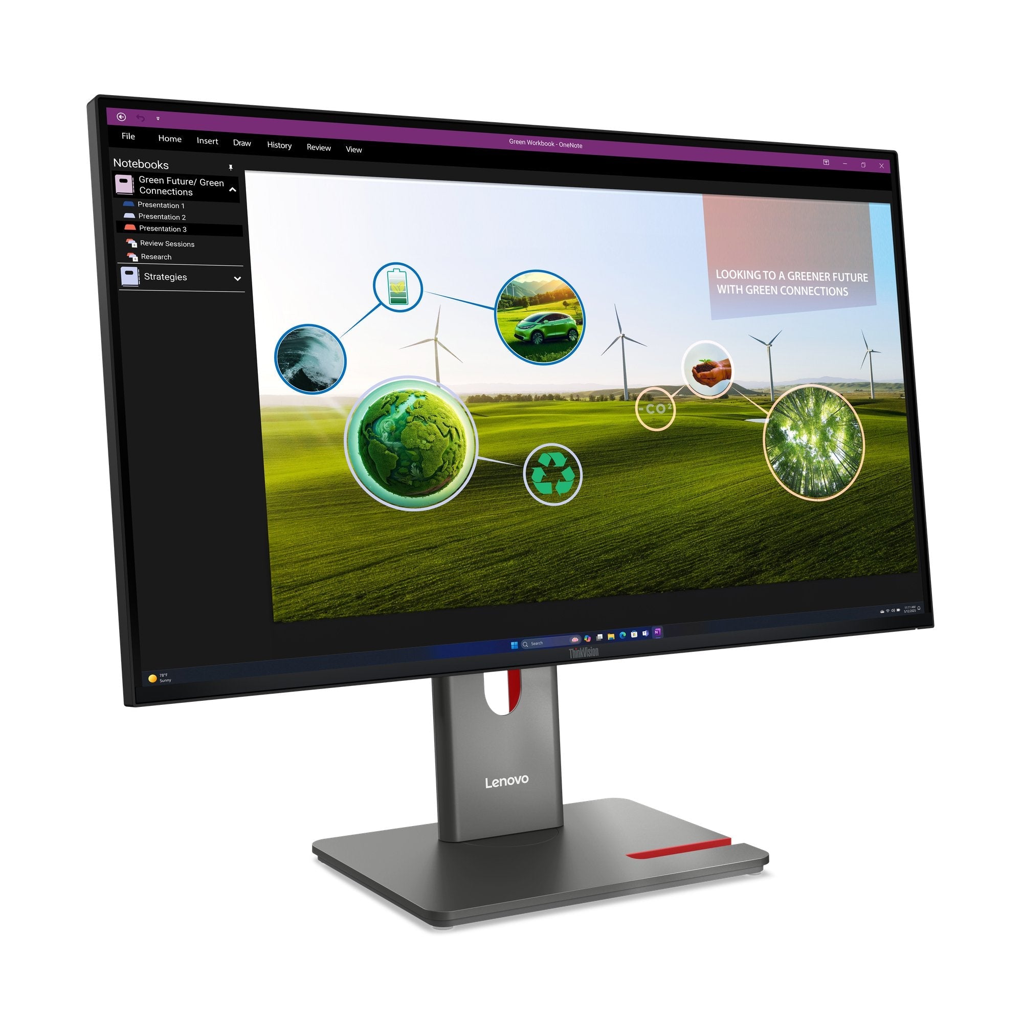 EAN 0198156226167 - Lenovo ThinkVision P27Q-40 LED display 68,6 cm (27") 2560 x 1440 Pixeles Quad HD Negro imagen 3