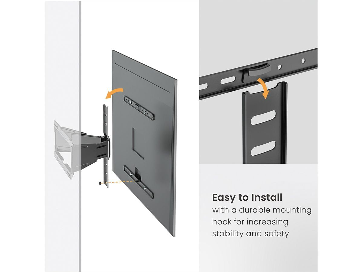Soporte De Pared Value Tv Ultra-Slim, 43-90 Zoll, Bis 50 Kg