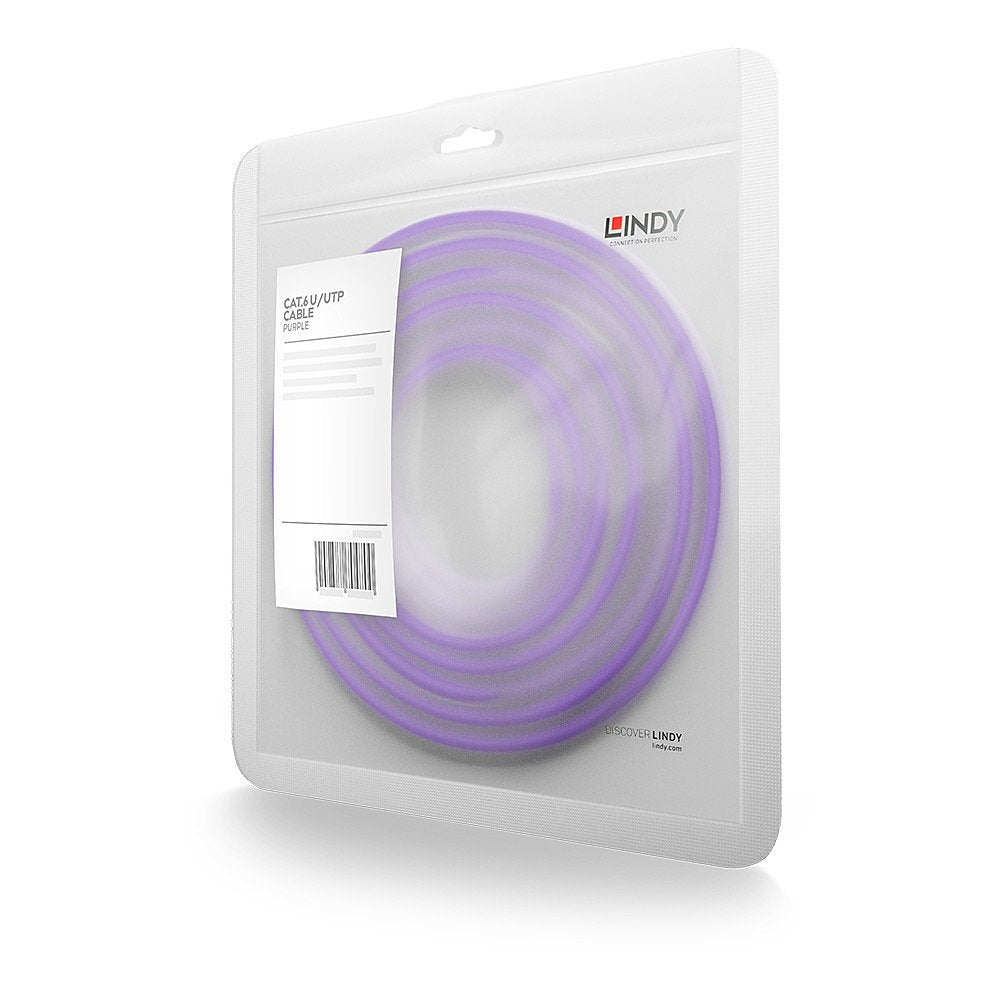 Lindy 48120 Cable De Red Violeta 0,3 M Cat6 U/Utp [Utp] (Lindy U/Utp Patchcord Cat6. Cu. Purple. 0.3m)