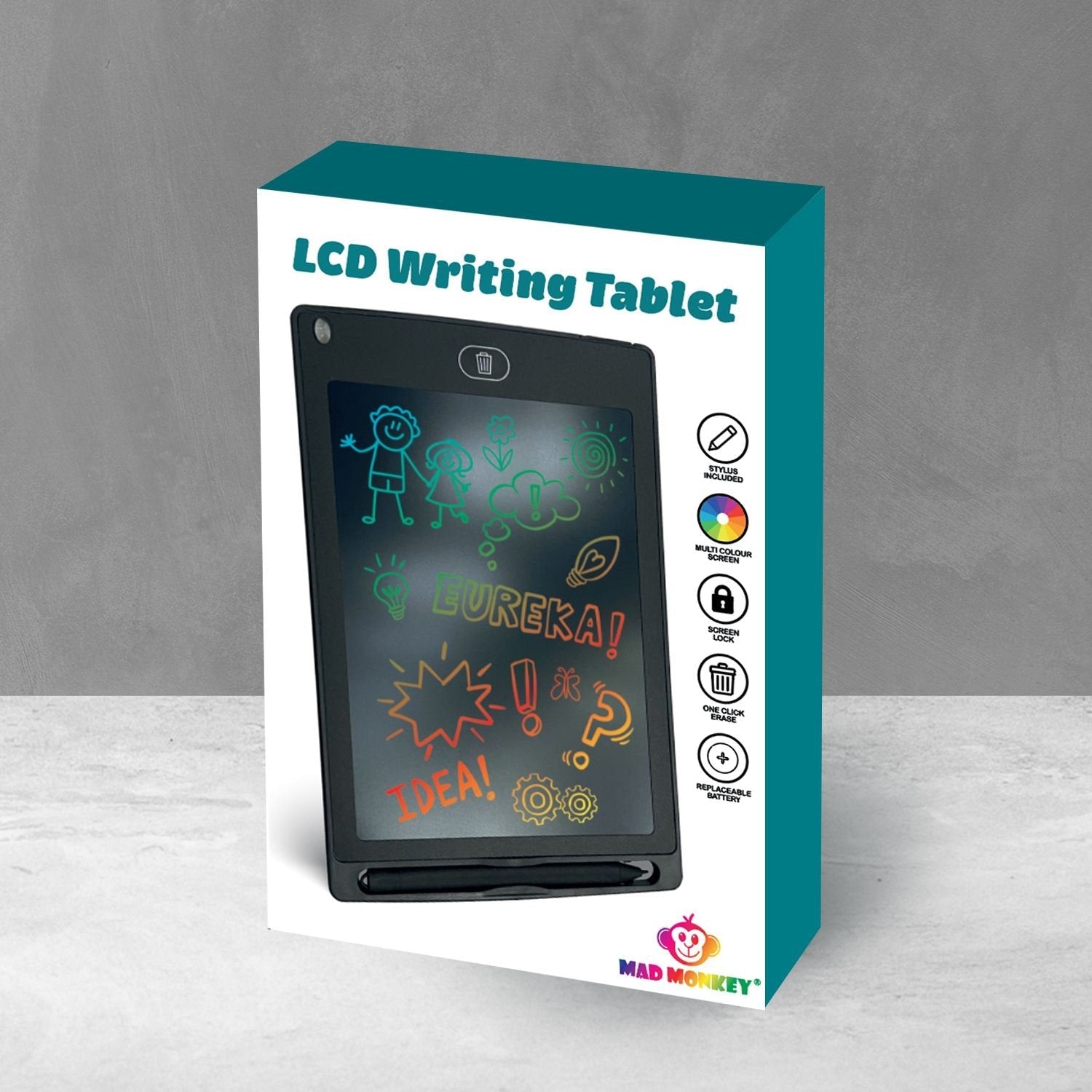 Mad Monkey - Multi Colour Tablet Sketch Pad
