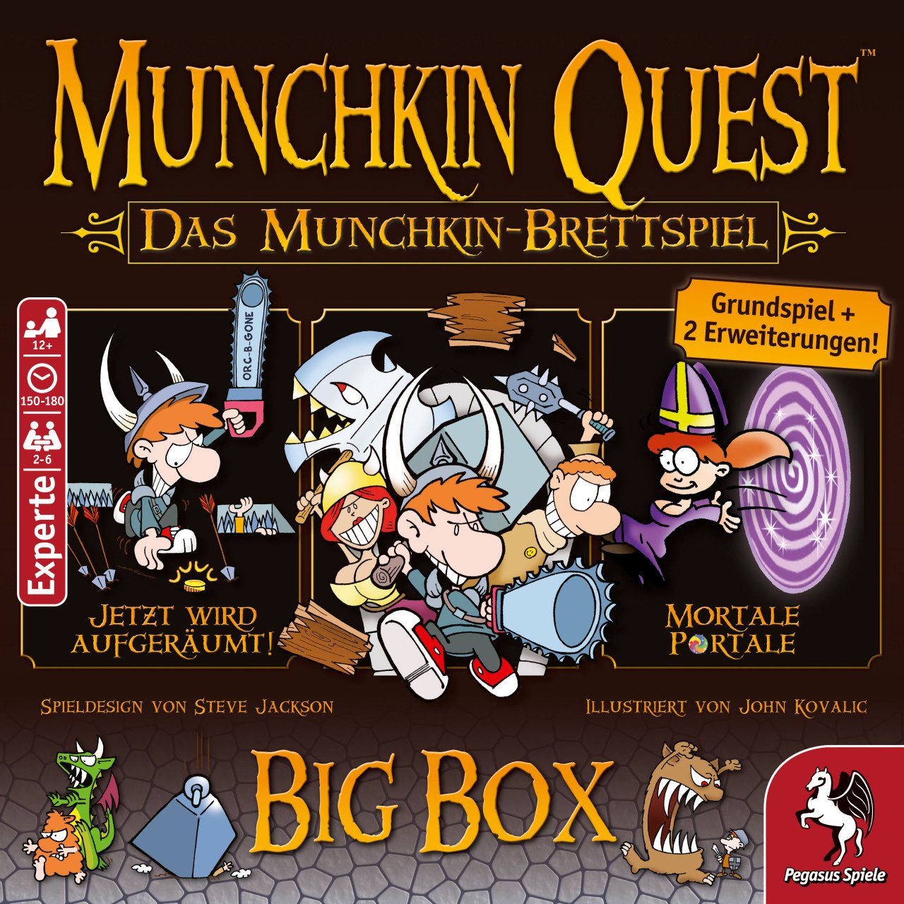 EAN 4250231714092 - Pegasus Munchkin Quest 180 min Juego de mesa imagen 3