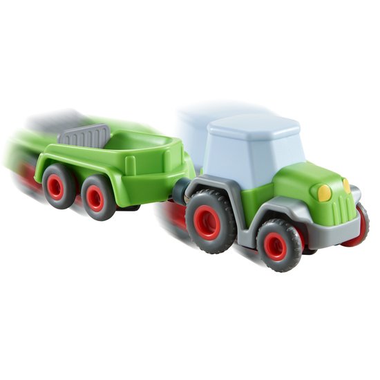 Vehículo De Juguete Haba Kullerbü - Tractor Con Remolque, 305562