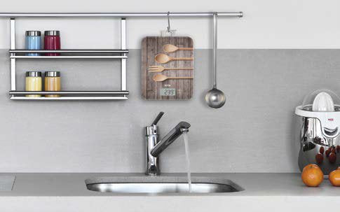 Bascula Electronica Ks5010 Modelo Madera Cucharas 10kg Ks5010 Laica