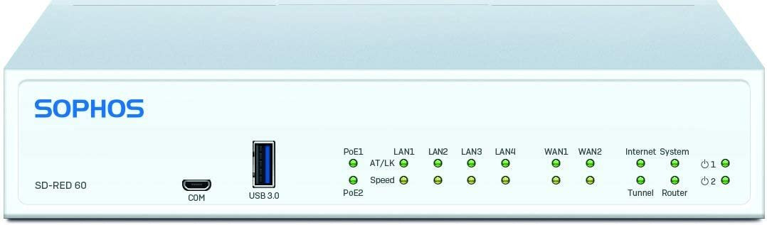 EAN 5054074006425 - Sophos SD-RED 60 dispositivo de gestión de red 850 Mbit/s Energía sobre Ethernet (PoE) imagen 1