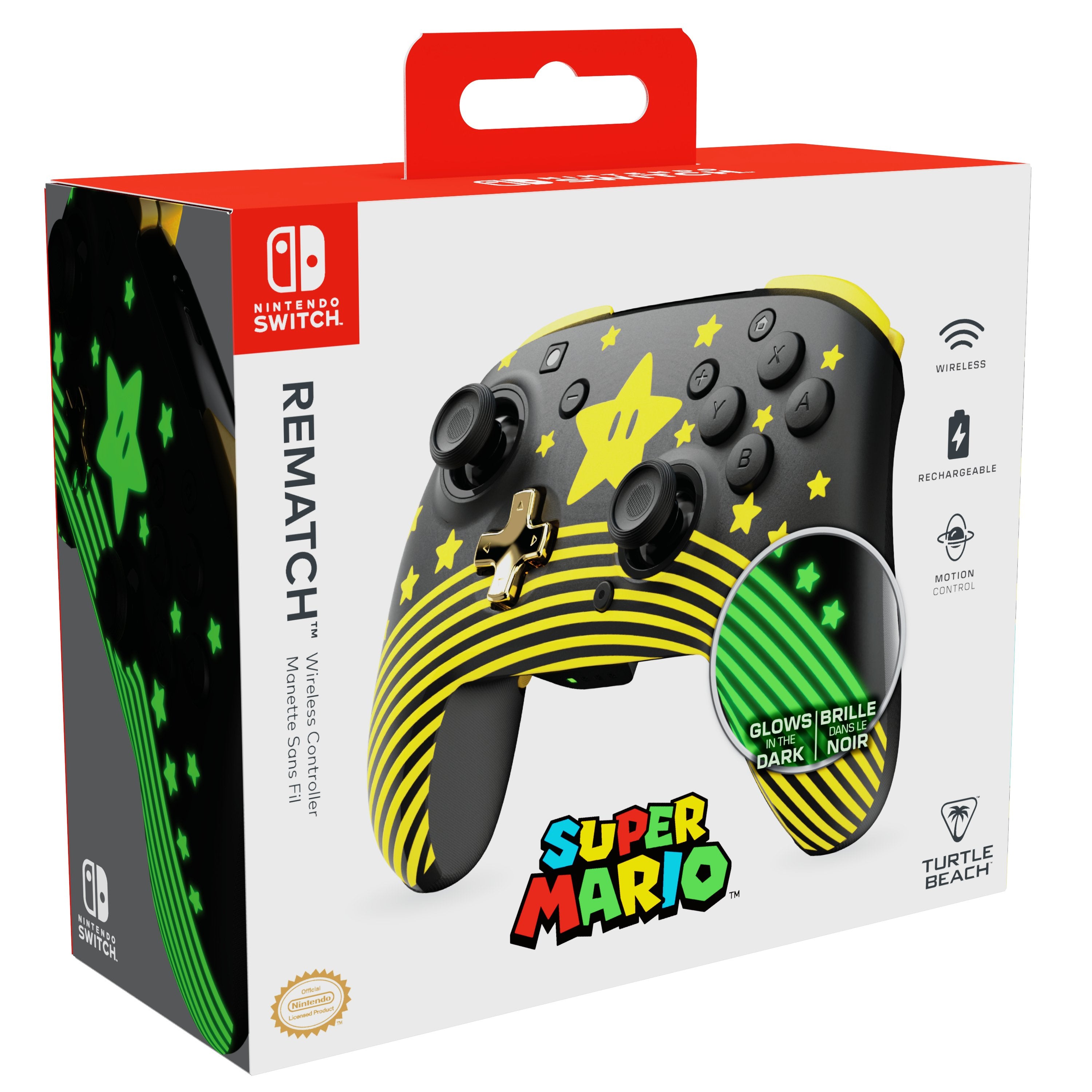 EAN 0840454400113 - Turtle Beach Rematch Negro, Oro, Amarillo Bluetooth Gamepad Nintendo Switch, Nintendo Switch 2, Nintendo  imagen 12