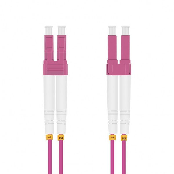 EAN 4005938958184 - Helos 195818 Cable de fibra óptica e InfiniBand 0,5 m LC Violeta imagen 1