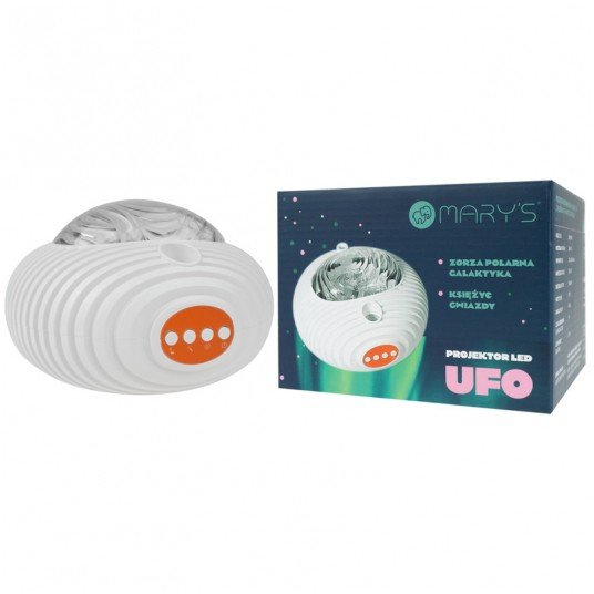 Proyector Recargable Ufo Galaxy Rgbw Con Control Remoto