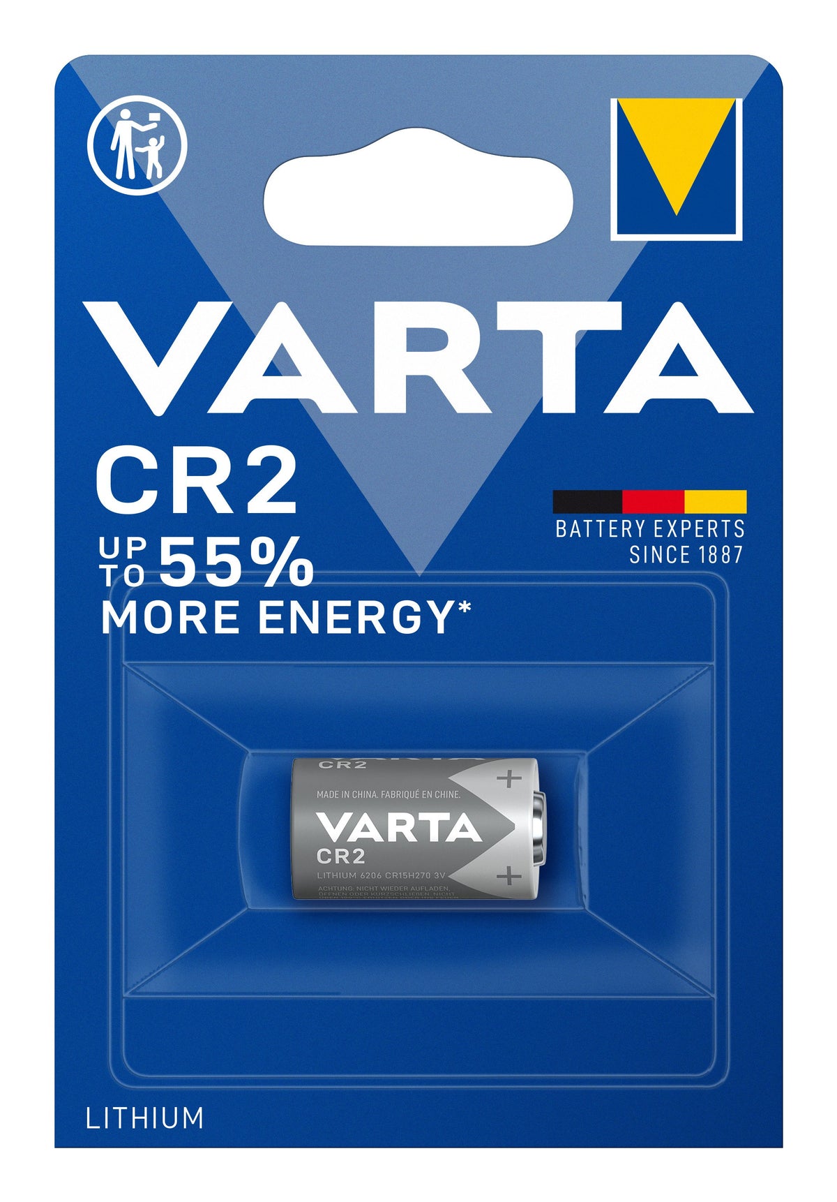EAN 4008496537365 - Varta 06206 Batería de un solo uso Litio imagen 2