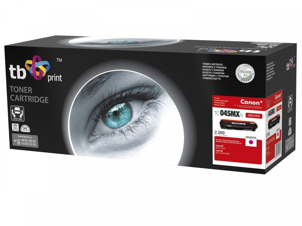 EAN 5902002046145 - TB Print TC-045MXN cartucho de tóner 1 pieza(s) Magenta imagen 1