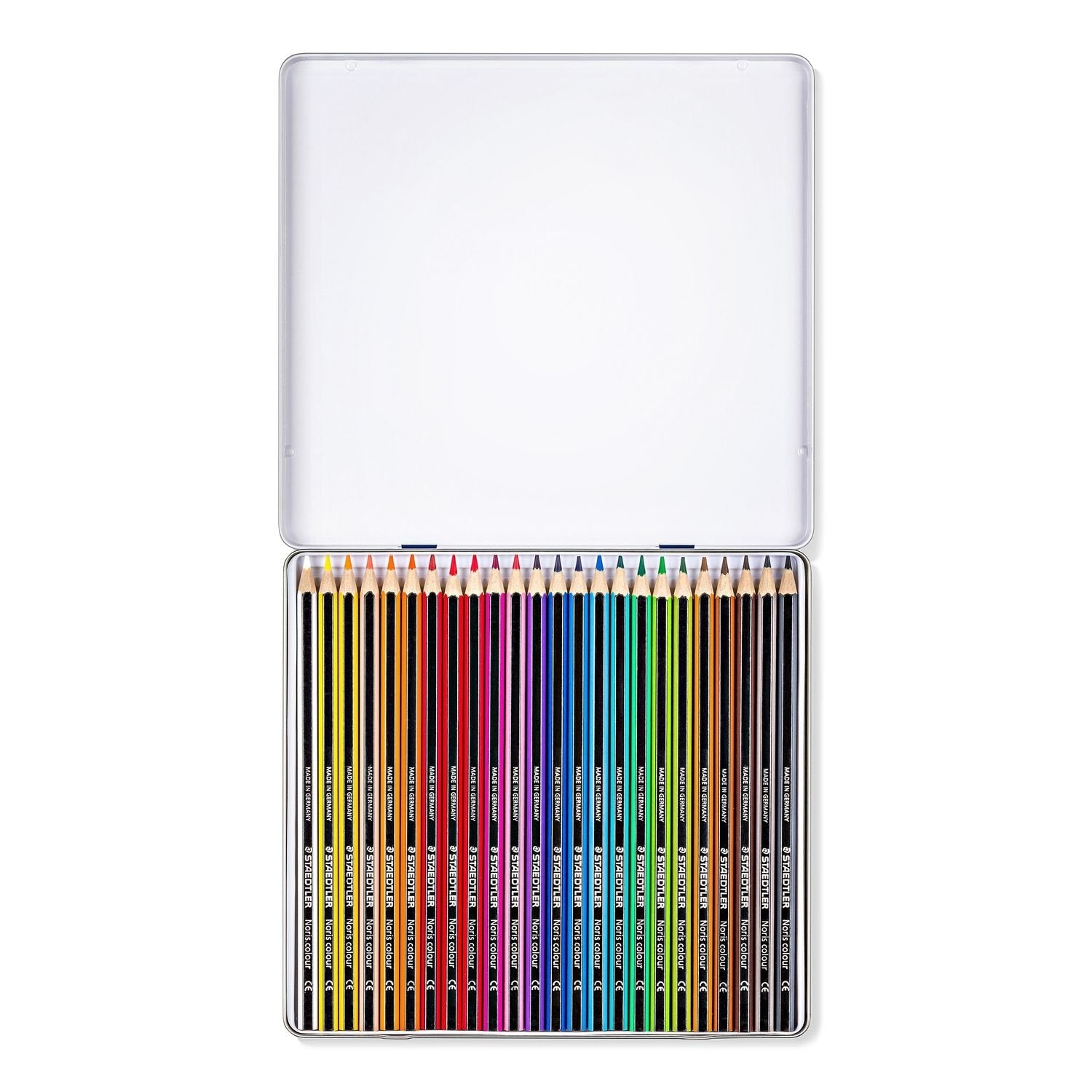 Staedtler Lápices De Colores Noris Colour Surtidos En Estuche Metálico De 24