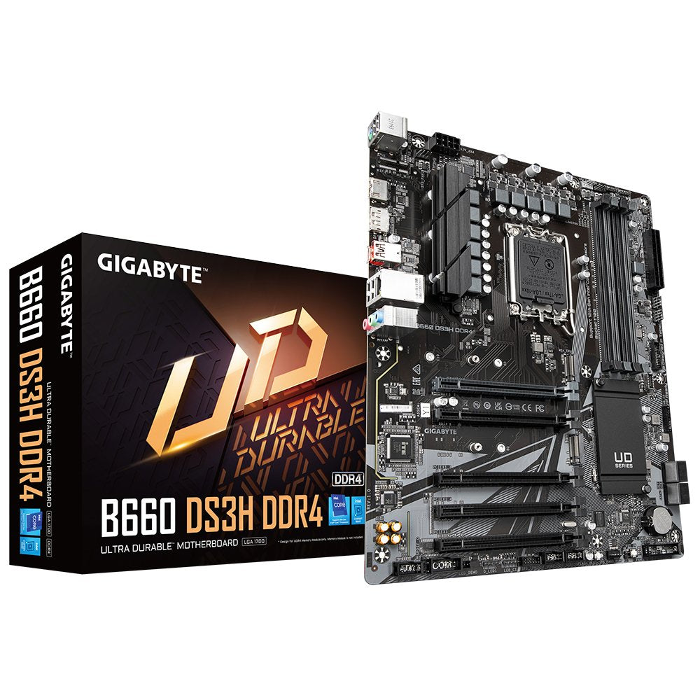 Placa Base Gigabyte Pb Intel 1700 B660 Ds3h Ddr4 Atx, 4xddr4 3200 Usb3.2 Gen2