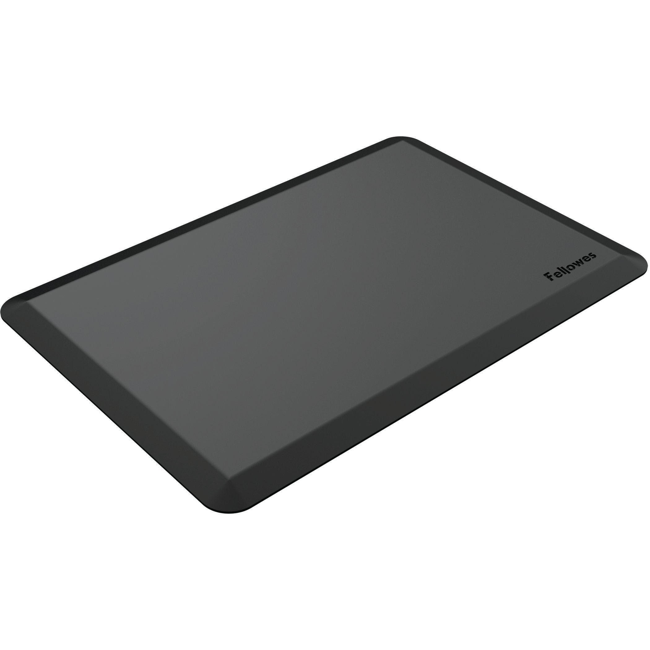 Fellowes Alfombra Antifatiga - Bordes Biselados - Diseño Ergonomico - Color Negro