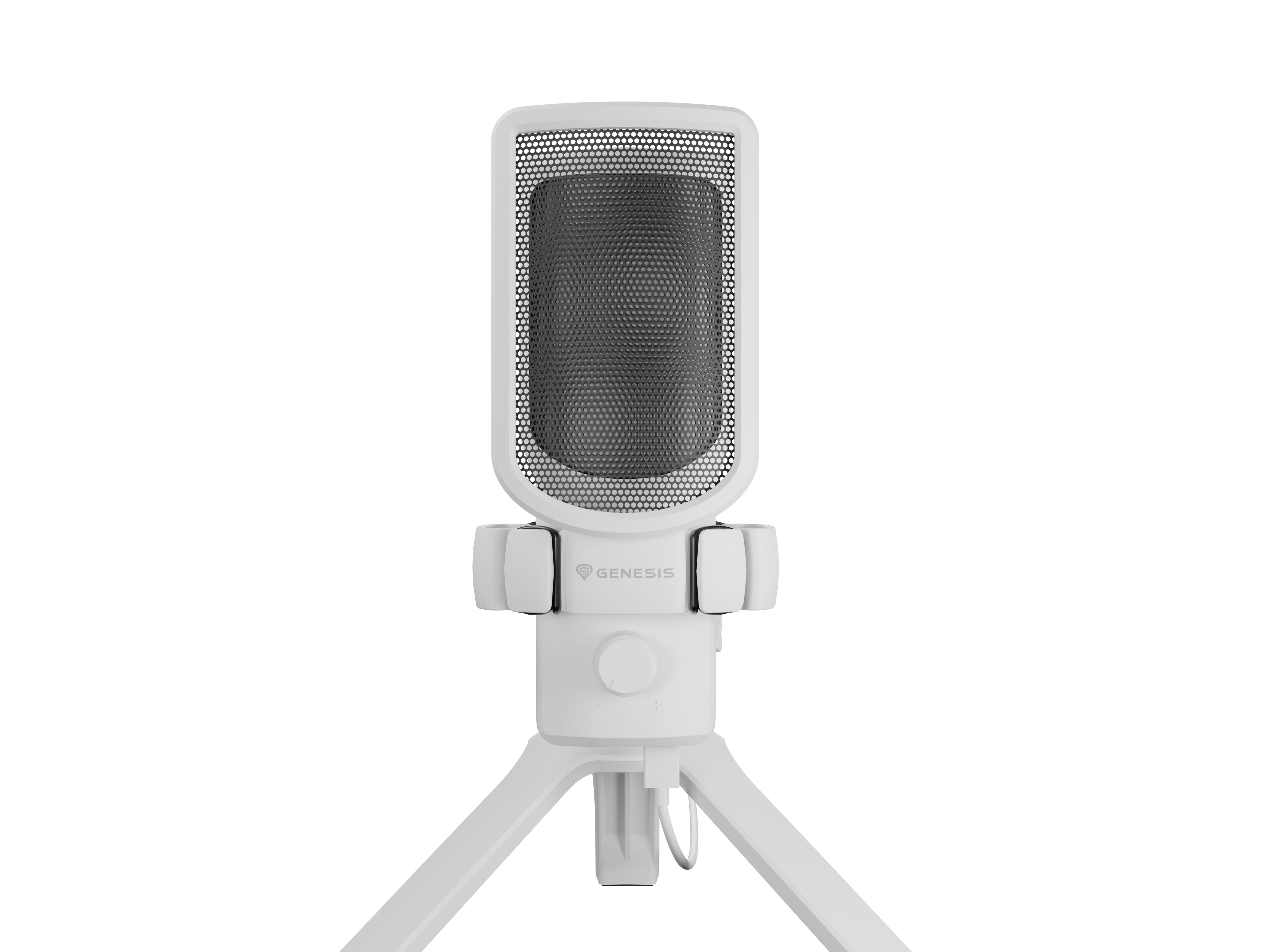 Micrófono Natec Genesis Radium 250 Usb Stand White