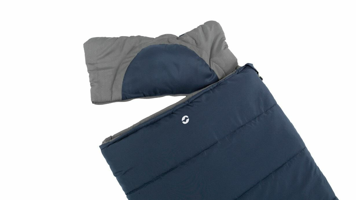 Saco De Dormir Outwell Contour Junior Cremallera Izquierda Azul Profundo