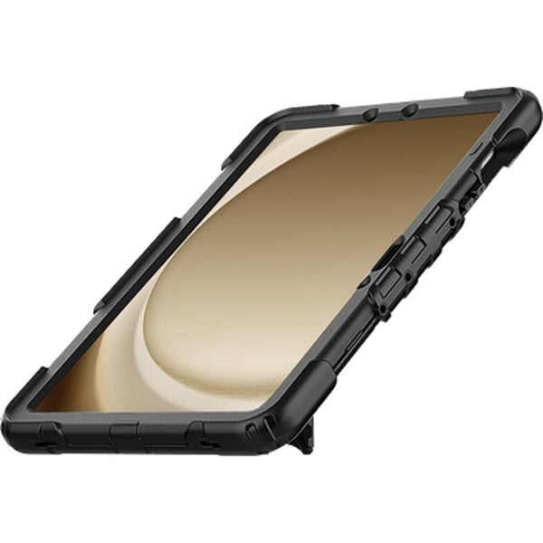 Funda Tablet Samsung Galaxy Tab S9/S9 Fe Shockproof Rotating 360º Just In Case Cubierta Protectora/ Compatible Samsung Galaxy Tab S9 - S9 Fe/ Soporte Giratorio/ Correa De Mano-Hombro/ Negro