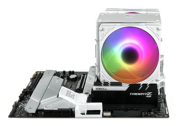 Scythe Mugen 6 Dual Fan White Argb Edition, Disipador De Cpu Blanco, 120 Mm Scmg-6000dwr