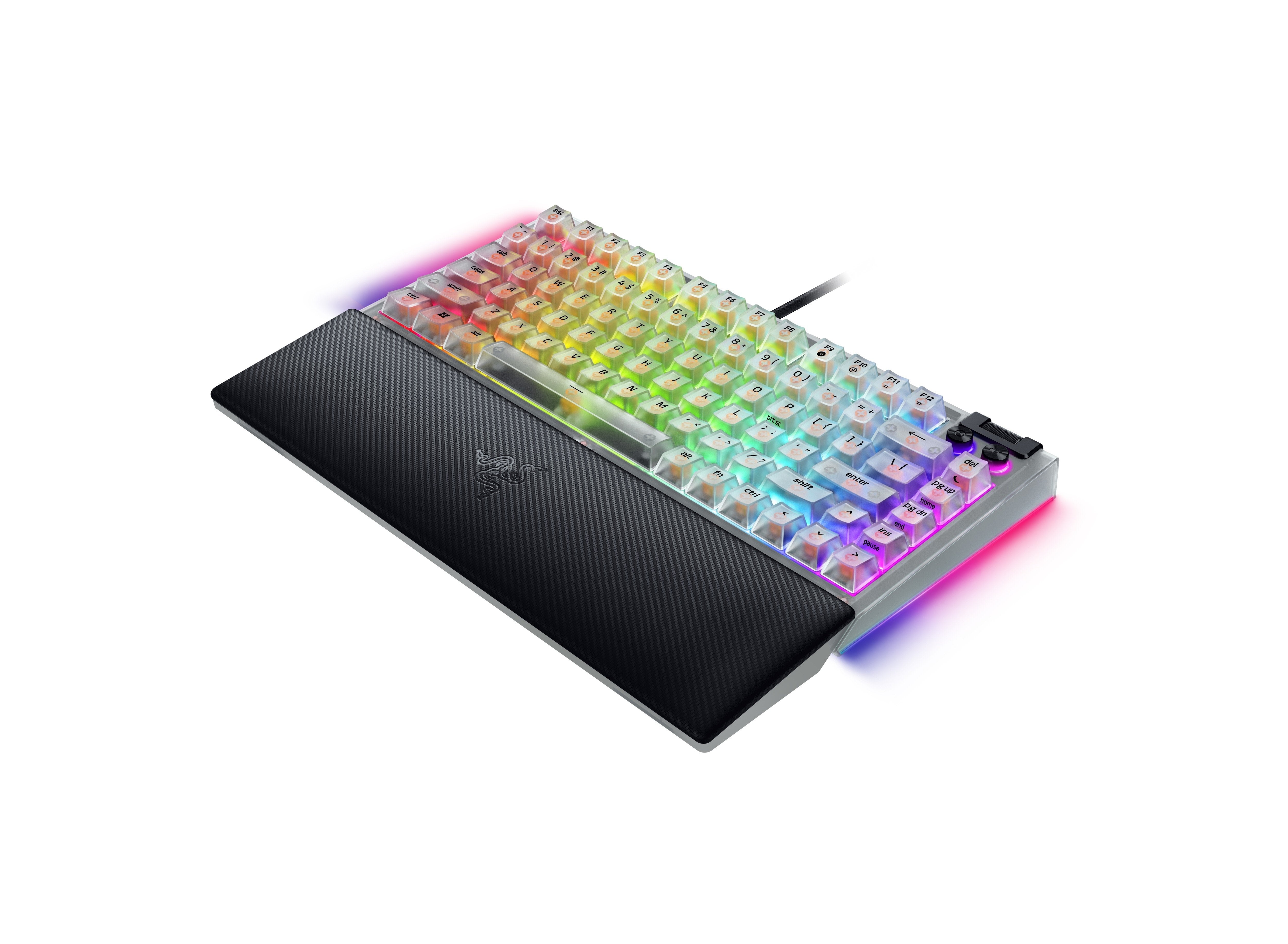 EAN 8887910073834 - Razer BlackWidow V4 75% teclado Juego USB QWERTY Inglés de EE. UU. Blanco imagen 2