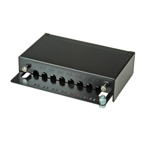 Roline Patchpanel 8 Ports Kat.5e Class D Geschirmt Schwarz
