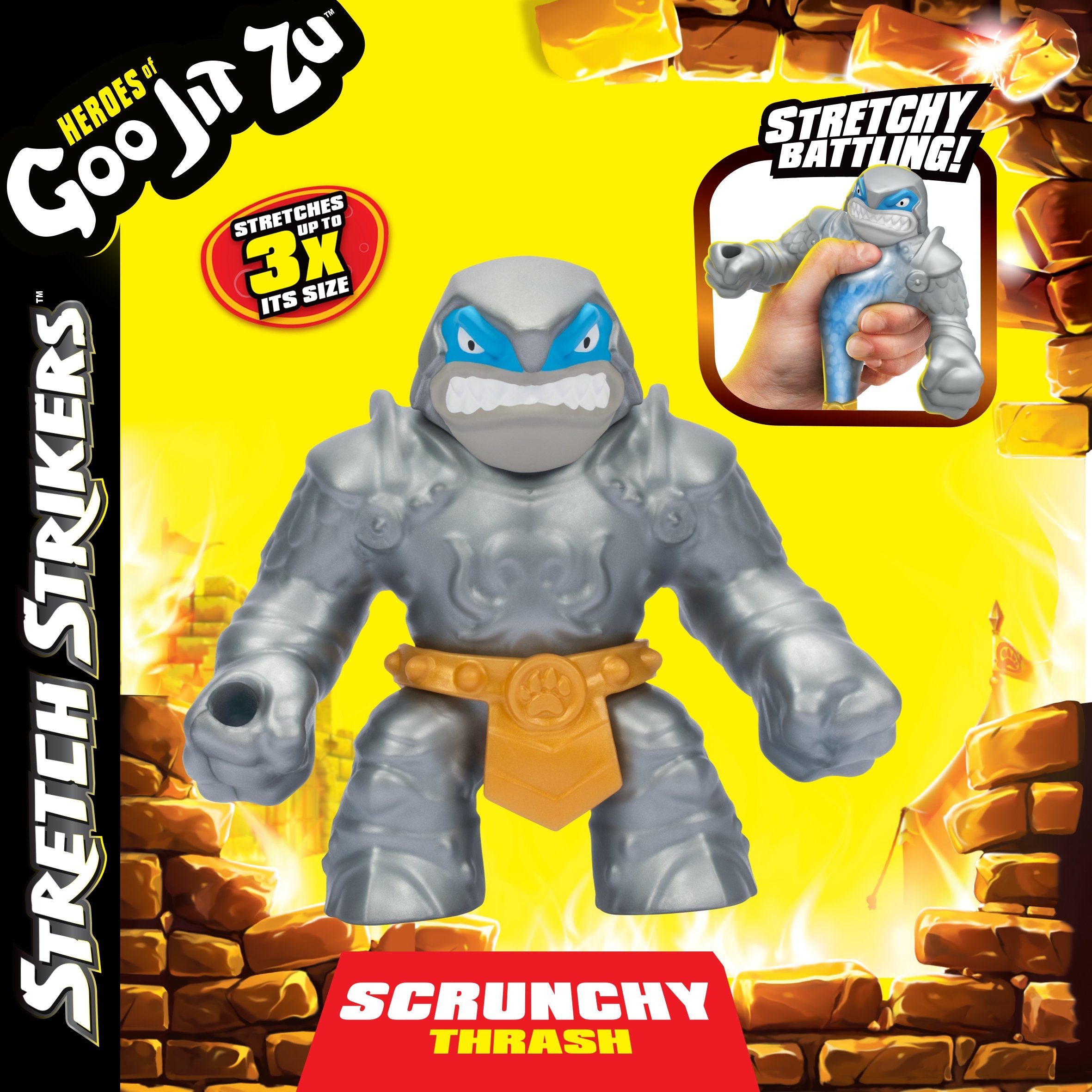 EAN 630996427811 - Goo Jit Zu Stretch Strikers - Thrash Figura de juguete elástica imagen 3