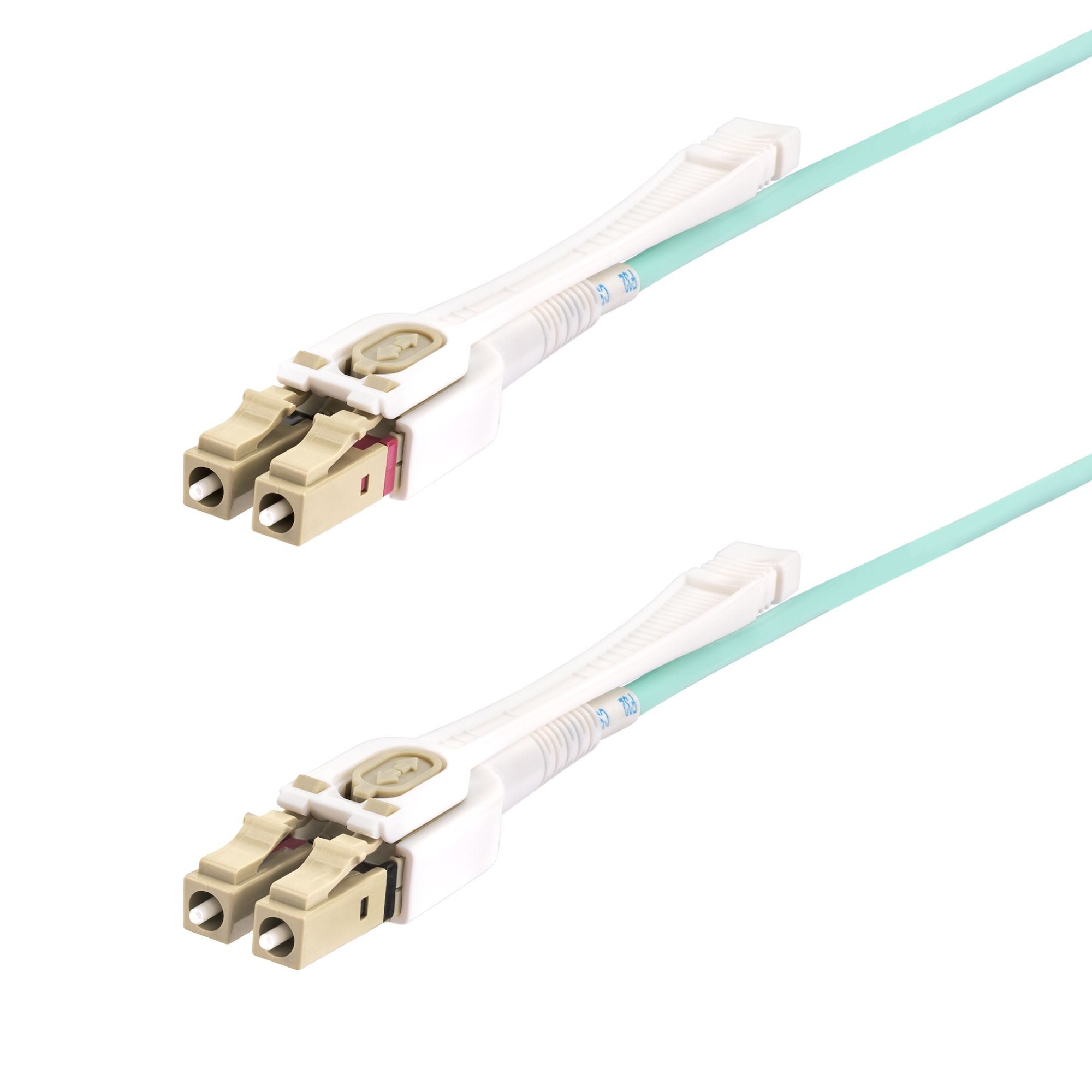 Startech.Com Cable De Fibra Óptica Multimodo Lc A Lc [Upc] Om4 De 8m - Con Pestillos - 50/125?M - Redes De 100g - Resistente A Los Dobleces - Low Insertion Loss - Lszh