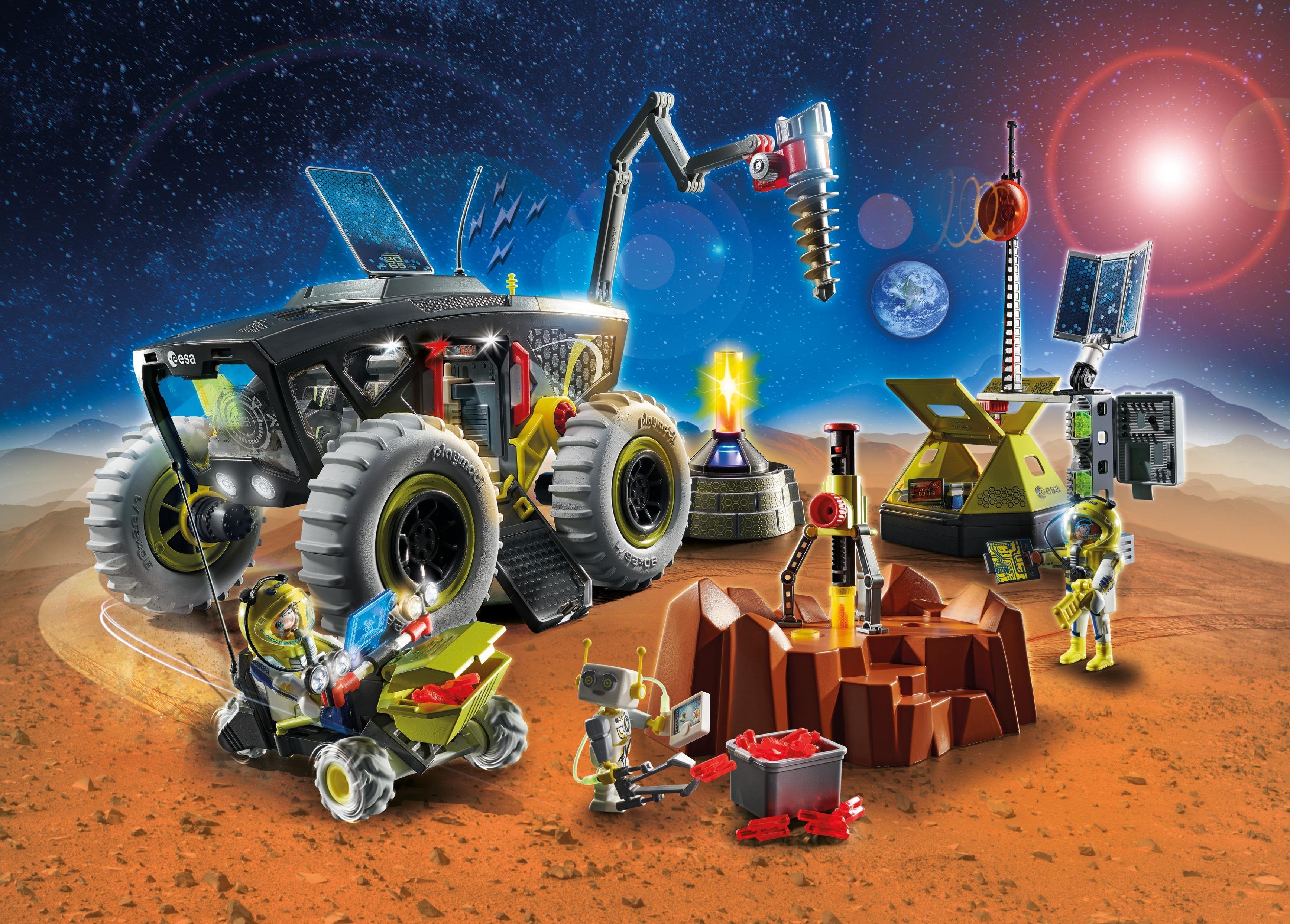 Playmobil 70888 Expedición A Marte Con Vehículos