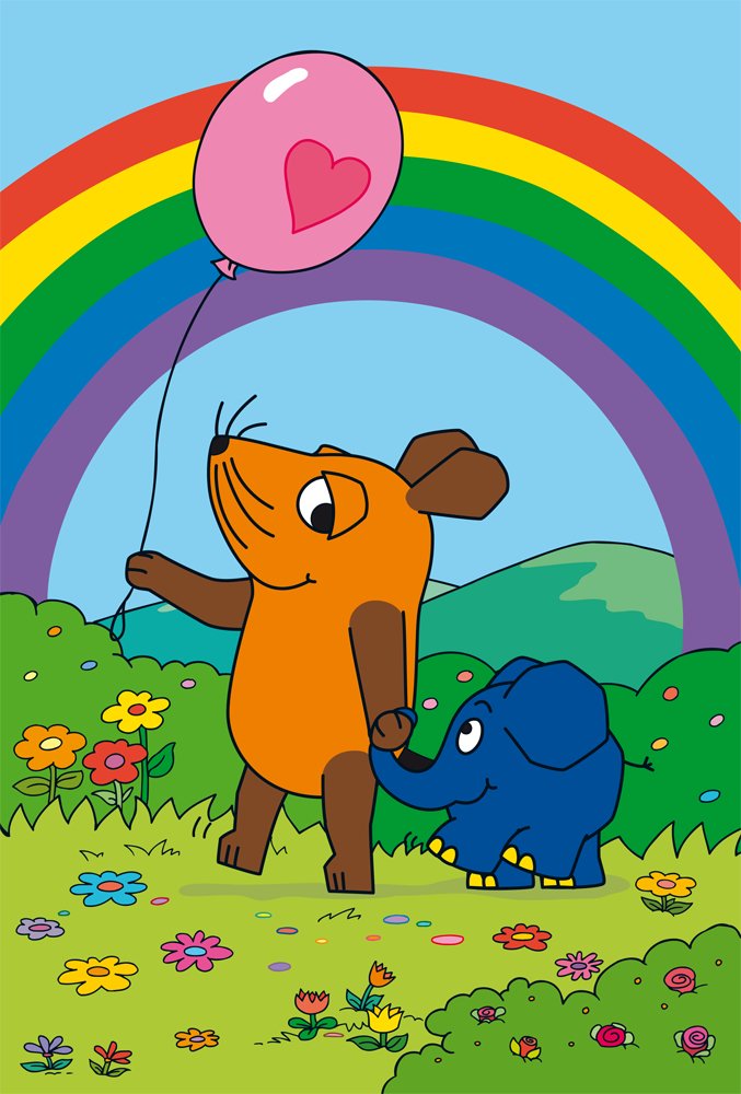 Puzzle Die Maus - Gute Freunde